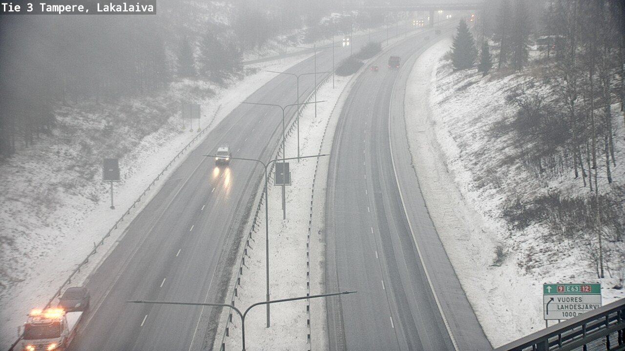 Weather Camera Image Väg 3 Tammerfors, Lakalaiva, Tampere, Pirkanmaa