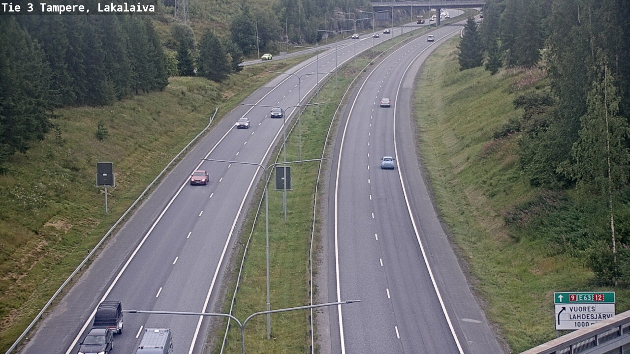 Weather Camera Image Road 3 Tampere, Lakalaiva, Tampere, Pirkanmaa