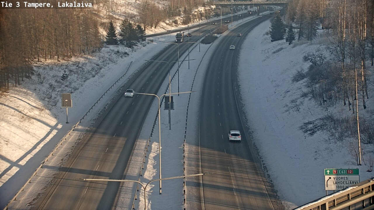 Weather Camera Image Väg 3 Tammerfors, Lakalaiva, Tampere, Pirkanmaa