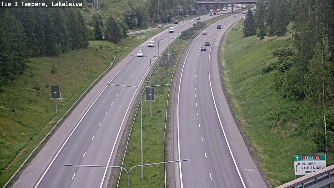 Weather Camera Image Väg 3 Tammerfors, Lakalaiva, Tampere, Pirkanmaa