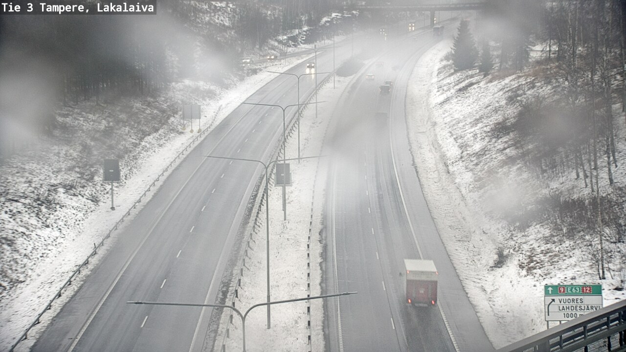 Weather Camera Image Väg 3 Tammerfors, Lakalaiva, Tampere, Pirkanmaa