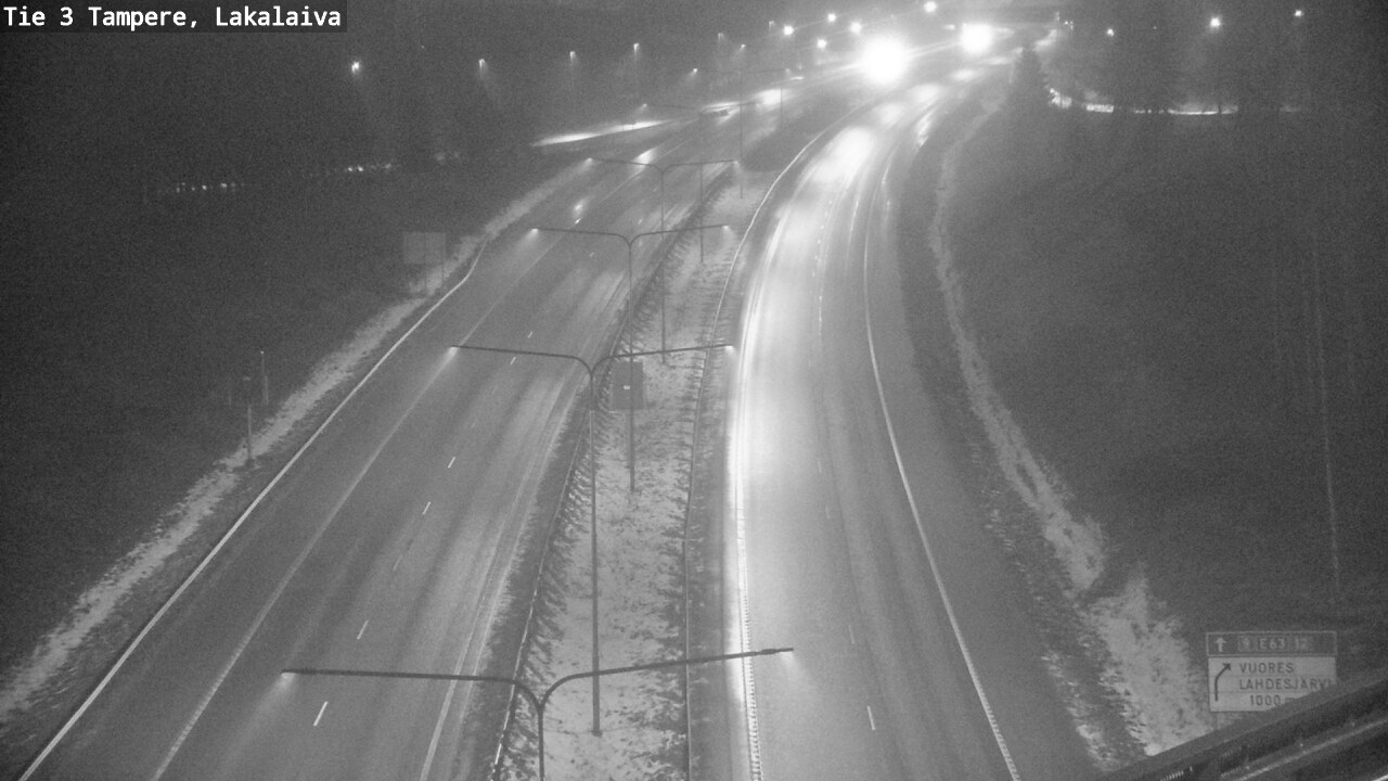 Weather Camera Image Väg 3 Tammerfors, Lakalaiva, Tampere, Pirkanmaa