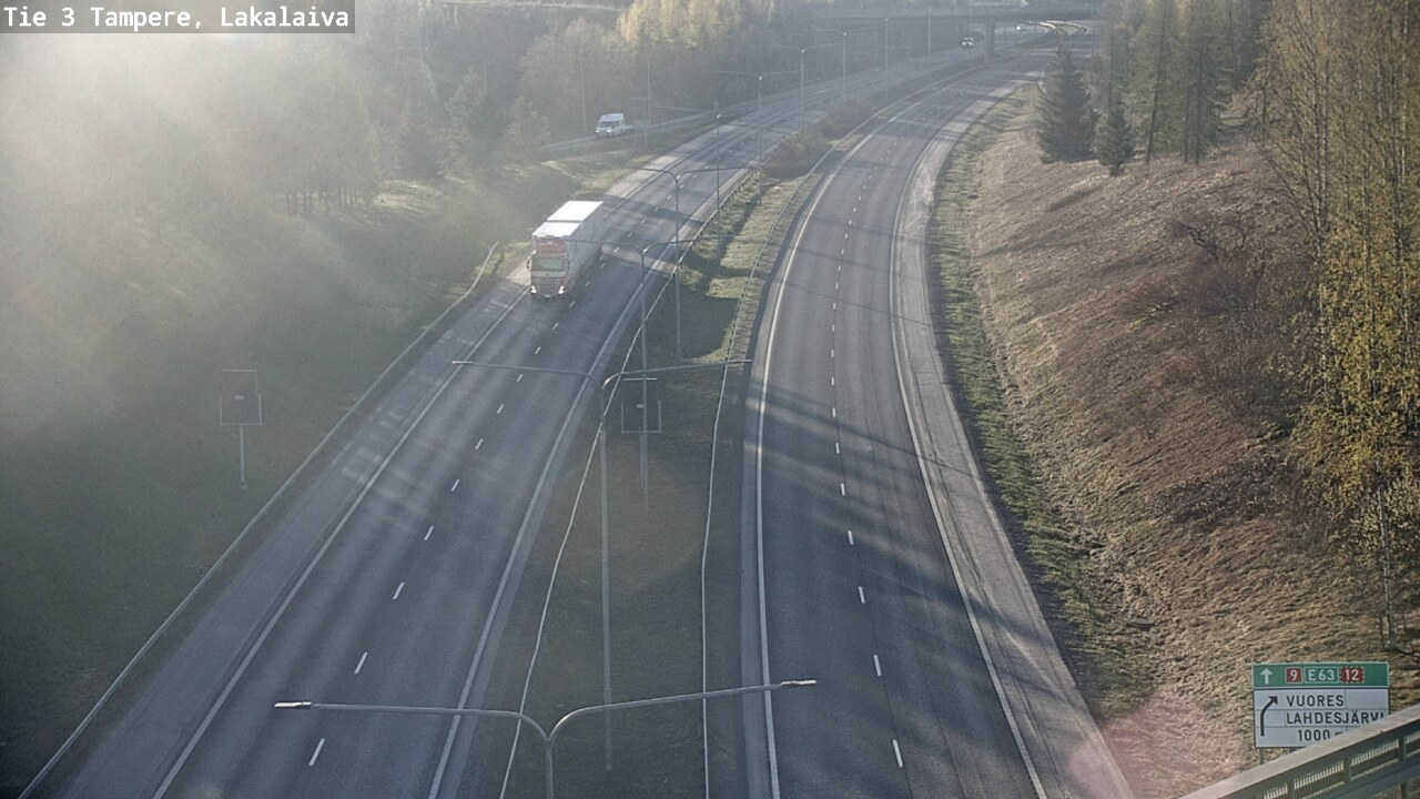 Weather Camera Image Road 3 Tampere, Lakalaiva, Tampere, Pirkanmaa