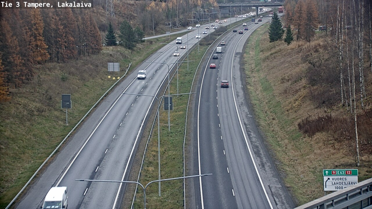 Kelikamerat Kuva Tie 3 Tampere, Lakalaiva, Tampere, Pirkanmaa