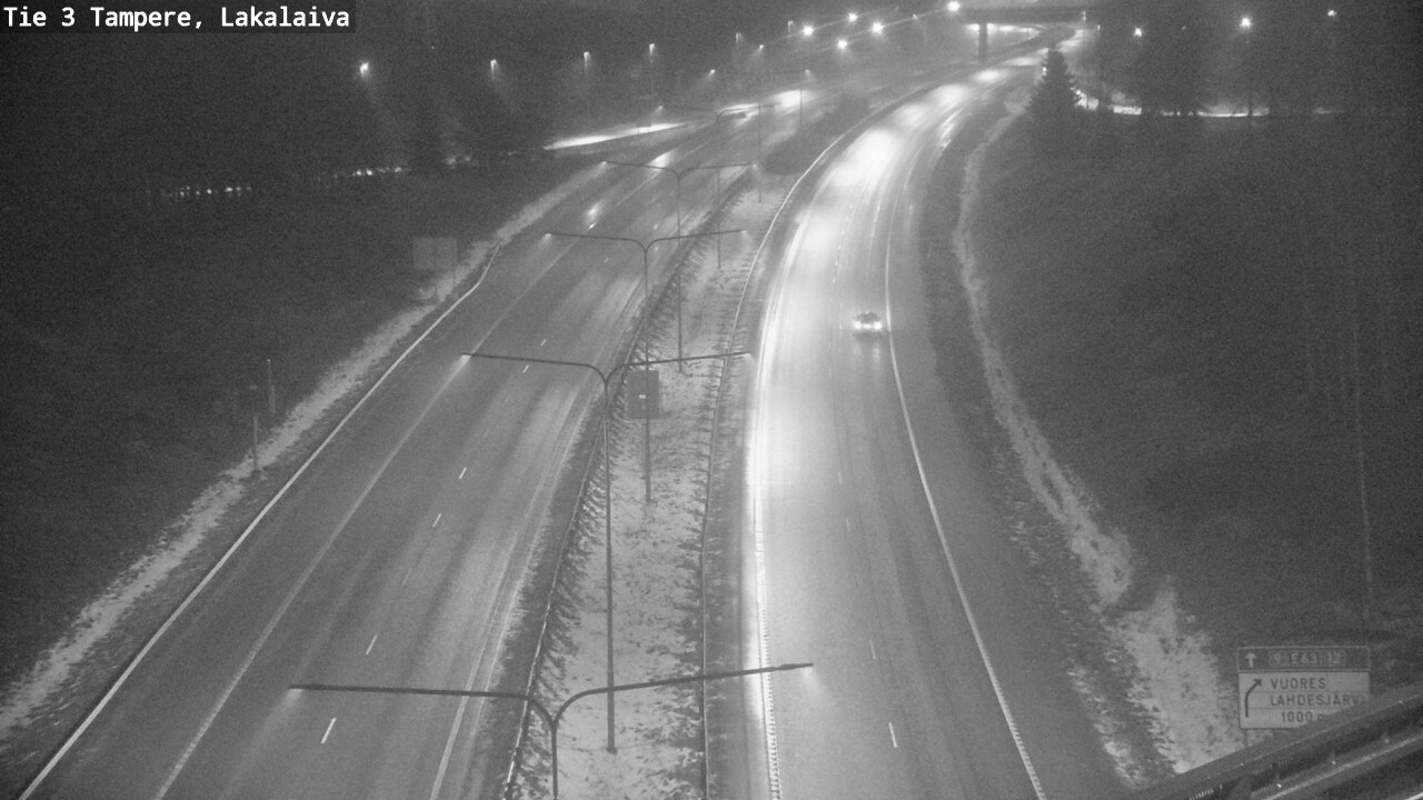 Weather Camera Image Väg 3 Tammerfors, Lakalaiva, Tampere, Pirkanmaa