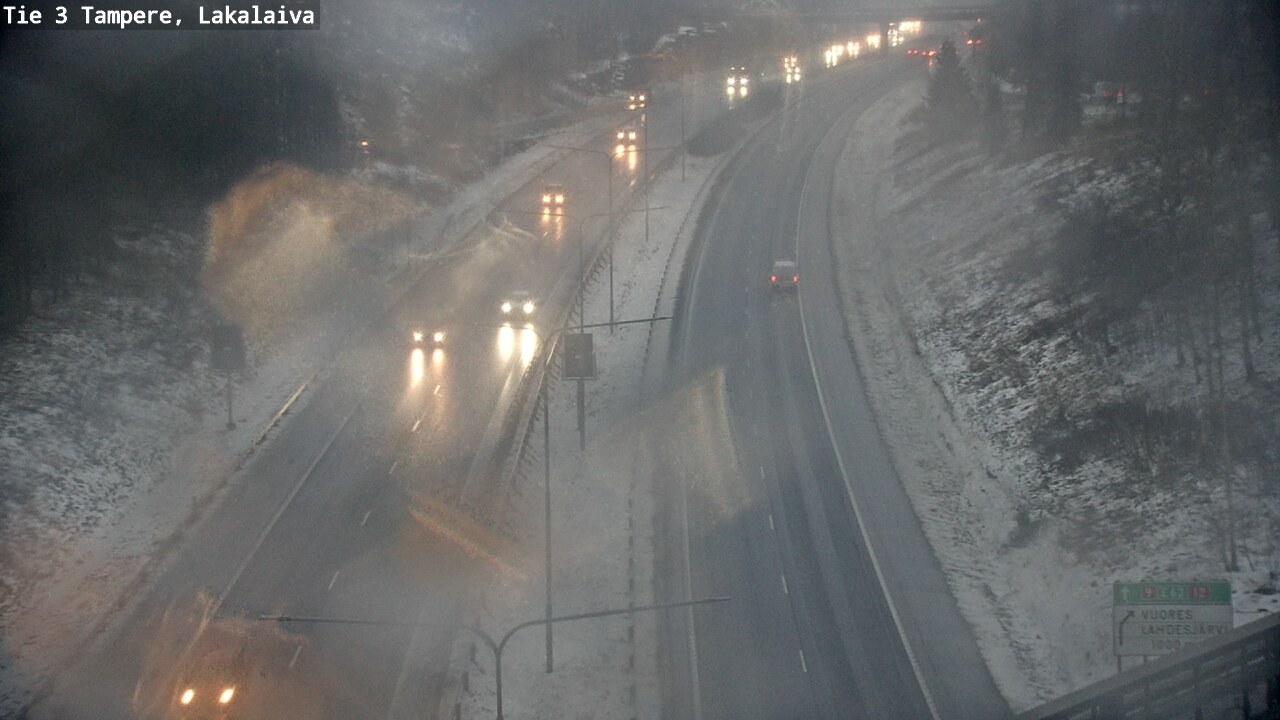Weather Camera Image Väg 3 Tammerfors, Lakalaiva, Tampere, Pirkanmaa
