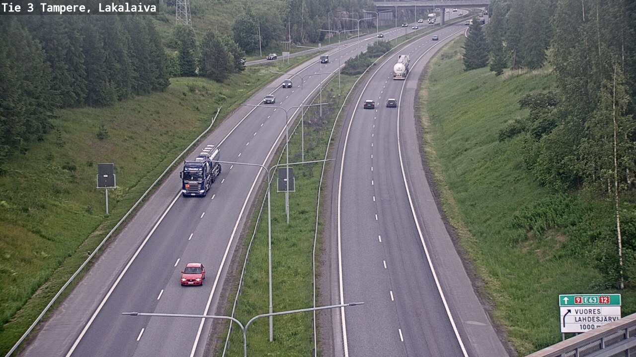 Weather Camera Image Väg 3 Tammerfors, Lakalaiva, Tampere, Pirkanmaa