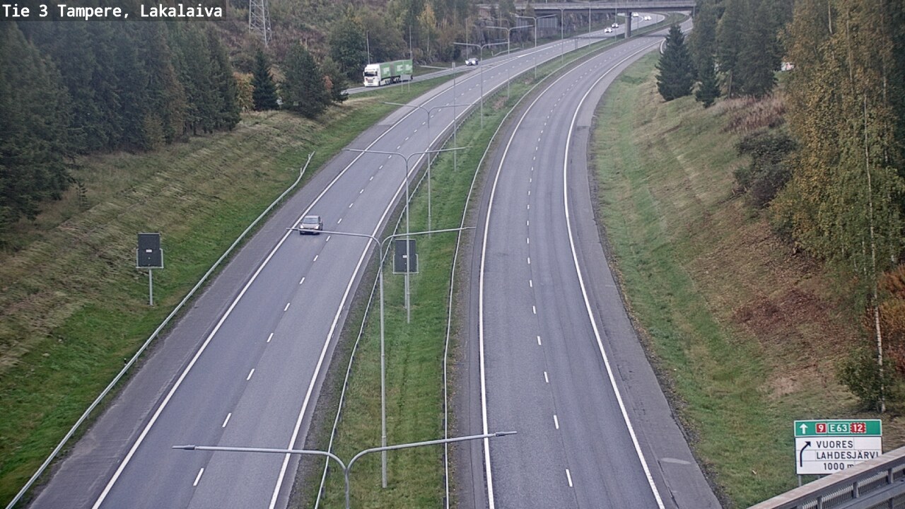 Weather Camera Image Road 3 Tampere, Lakalaiva, Tampere, Pirkanmaa