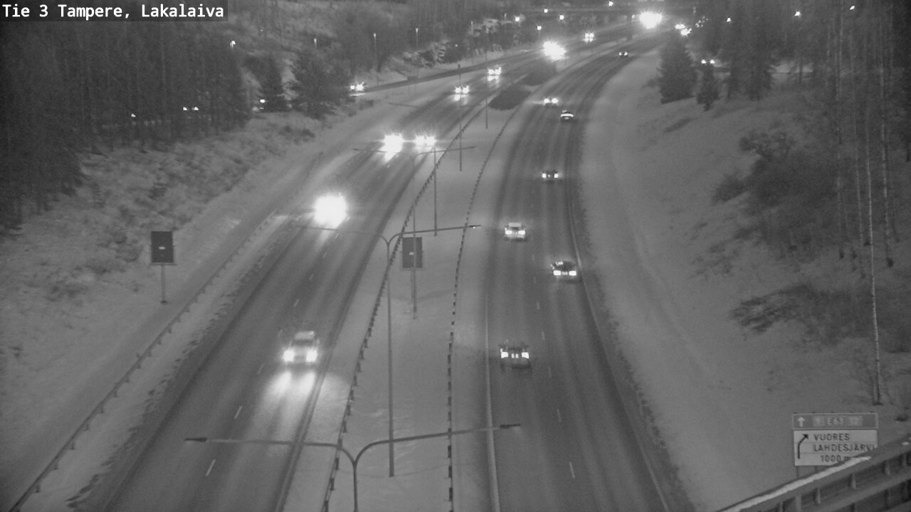 Weather Camera Image Väg 3 Tammerfors, Lakalaiva, Tampere, Pirkanmaa