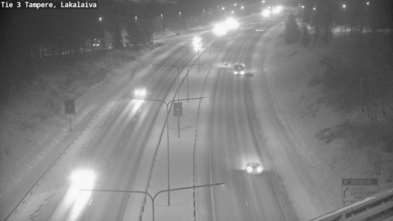 Weather Camera Image Väg 3 Tammerfors, Lakalaiva, Tampere, Pirkanmaa