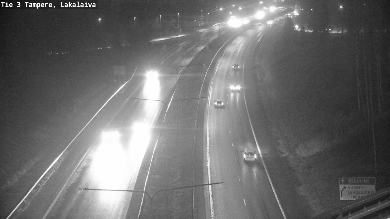 Weather Camera Image Road 3 Tampere, Lakalaiva, Tampere, Pirkanmaa