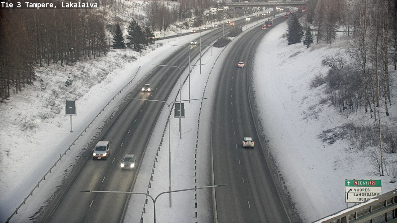 Weather Camera Image Väg 3 Tammerfors, Lakalaiva, Tampere, Pirkanmaa