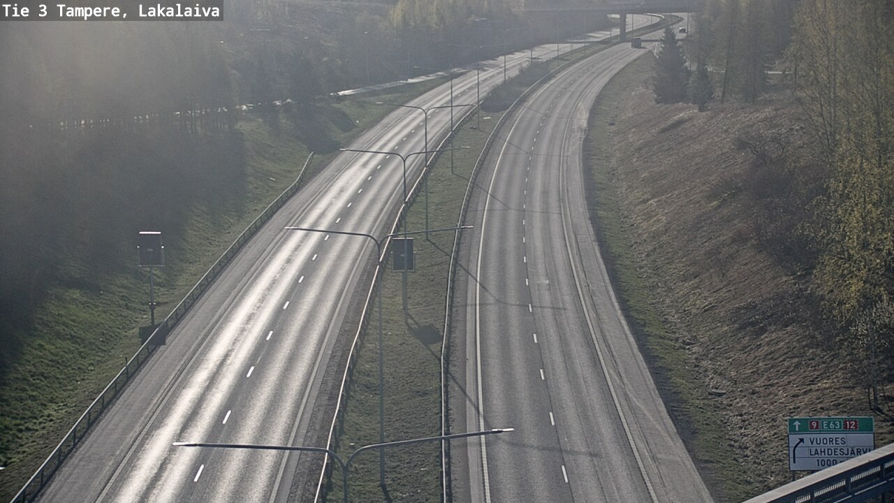 Weather Camera Image Road 3 Tampere, Lakalaiva, Tampere, Pirkanmaa
