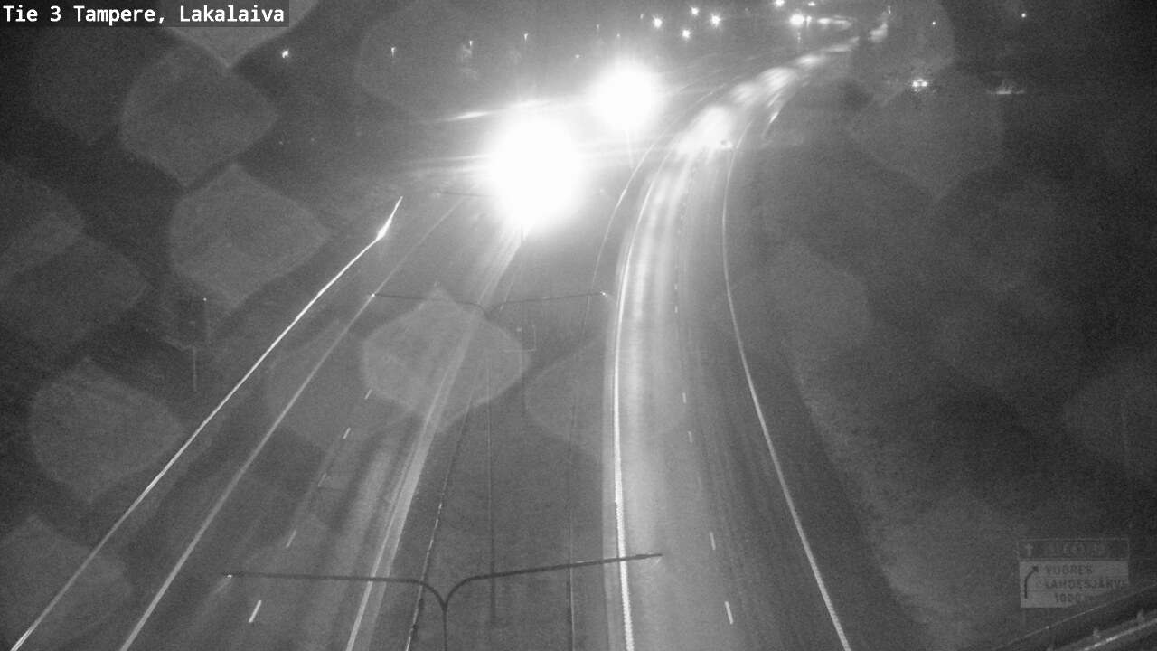 Weather Camera Image Road 3 Tampere, Lakalaiva, Tampere, Pirkanmaa