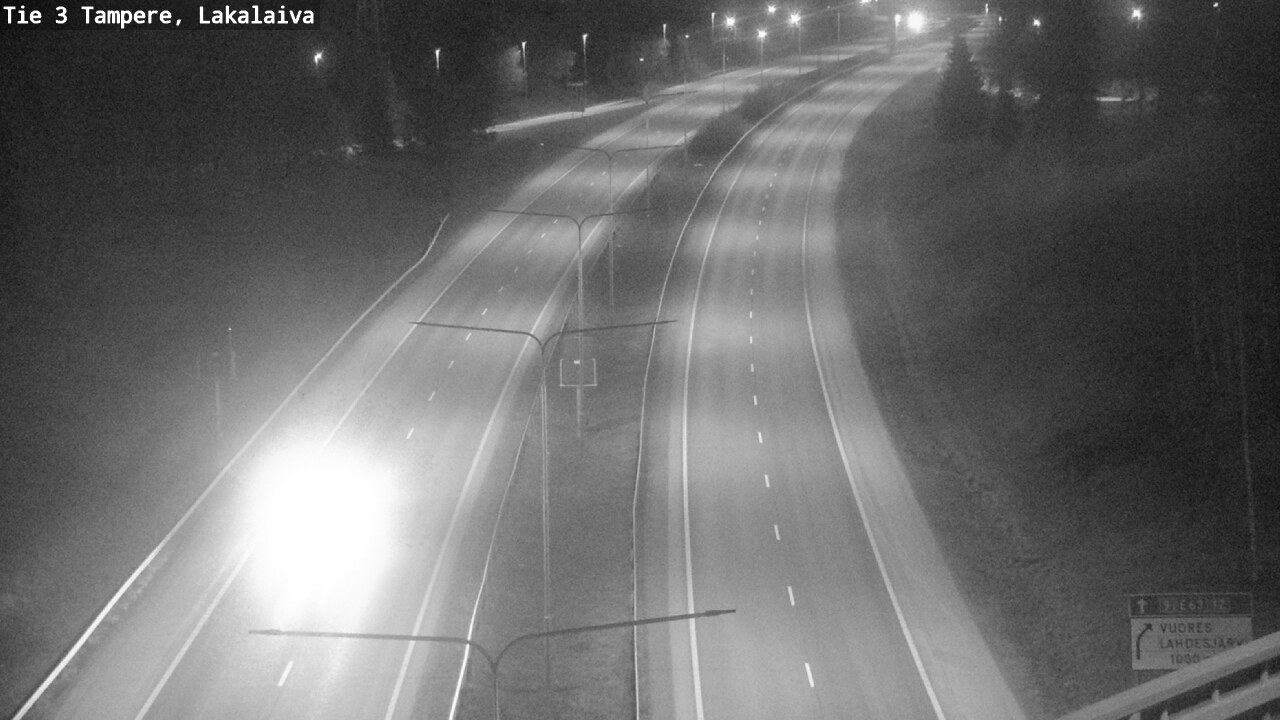 Weather Camera Image Road 3 Tampere, Lakalaiva, Tampere, Pirkanmaa