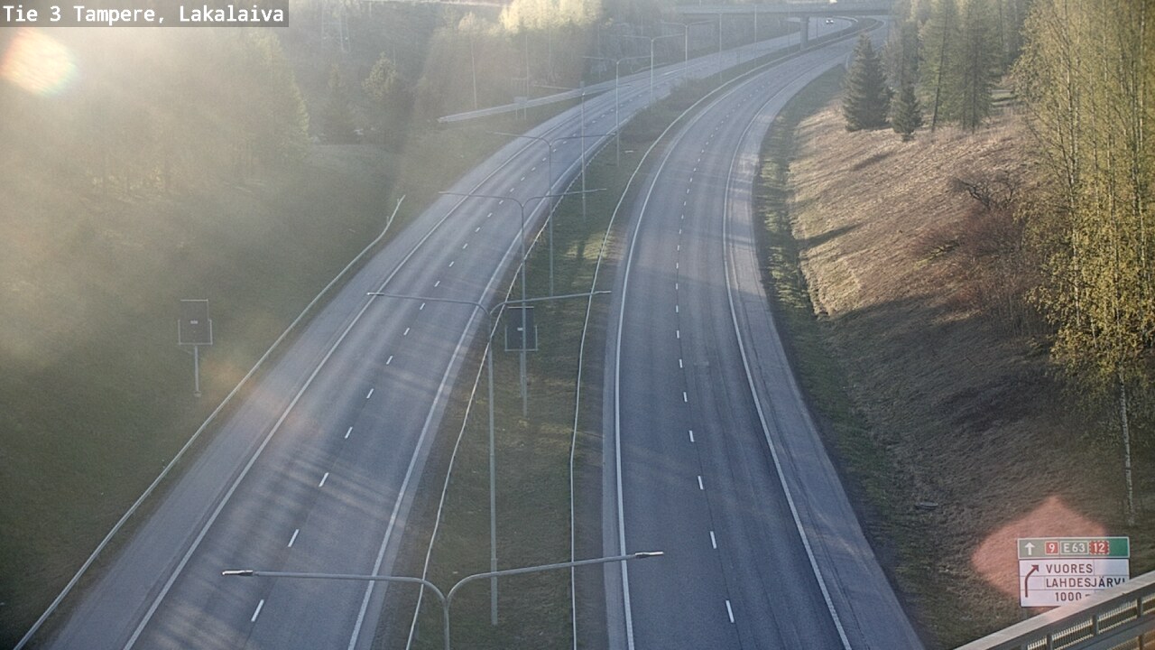 Kelikamerat Kuva Tie 3 Tampere, Lakalaiva, Tampere, Pirkanmaa