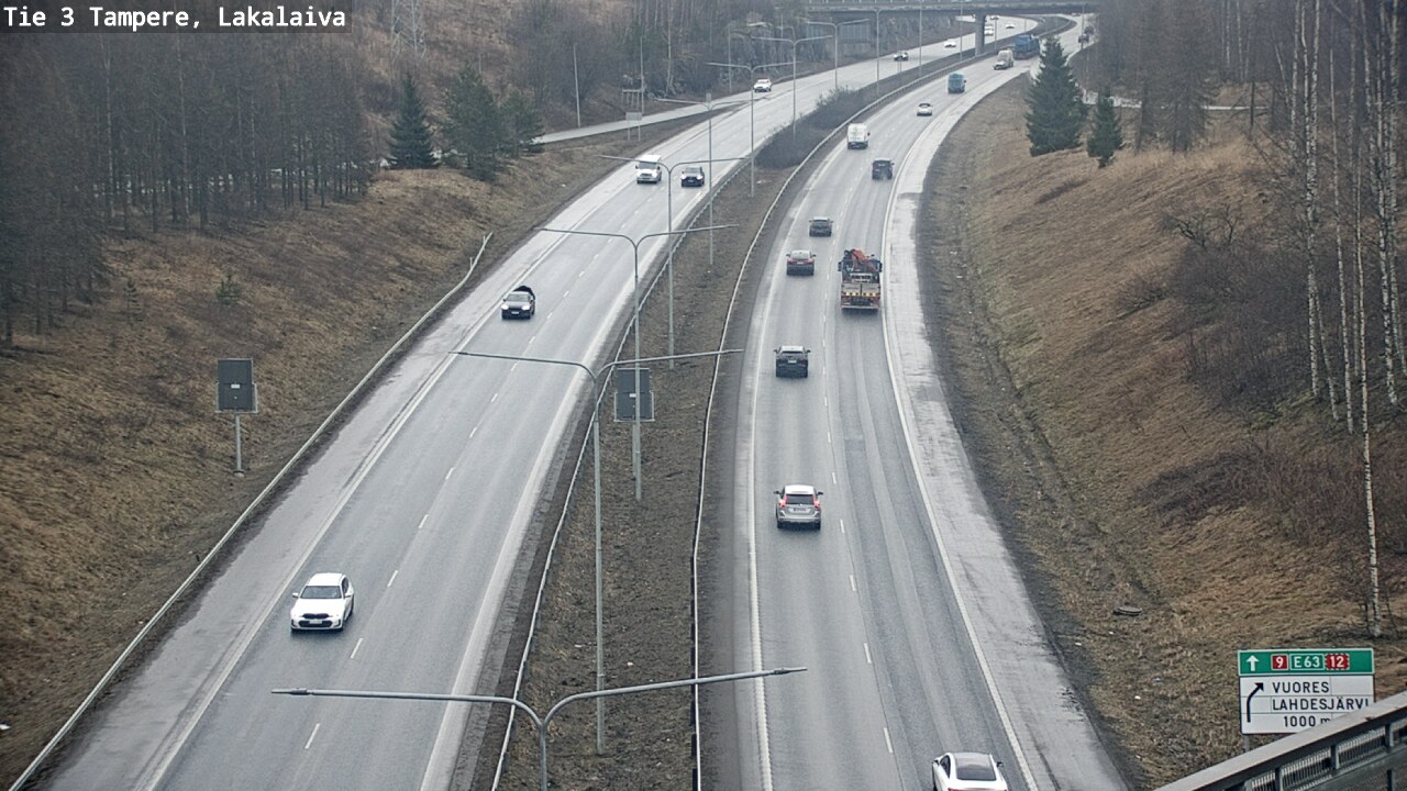 Kelikamerat Kuva Tie 3 Tampere, Lakalaiva, Tampere, Pirkanmaa