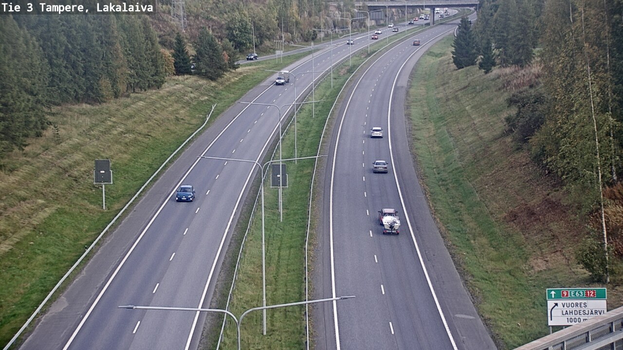 Kelikamerat Kuva Tie 3 Tampere, Lakalaiva, Tampere, Pirkanmaa