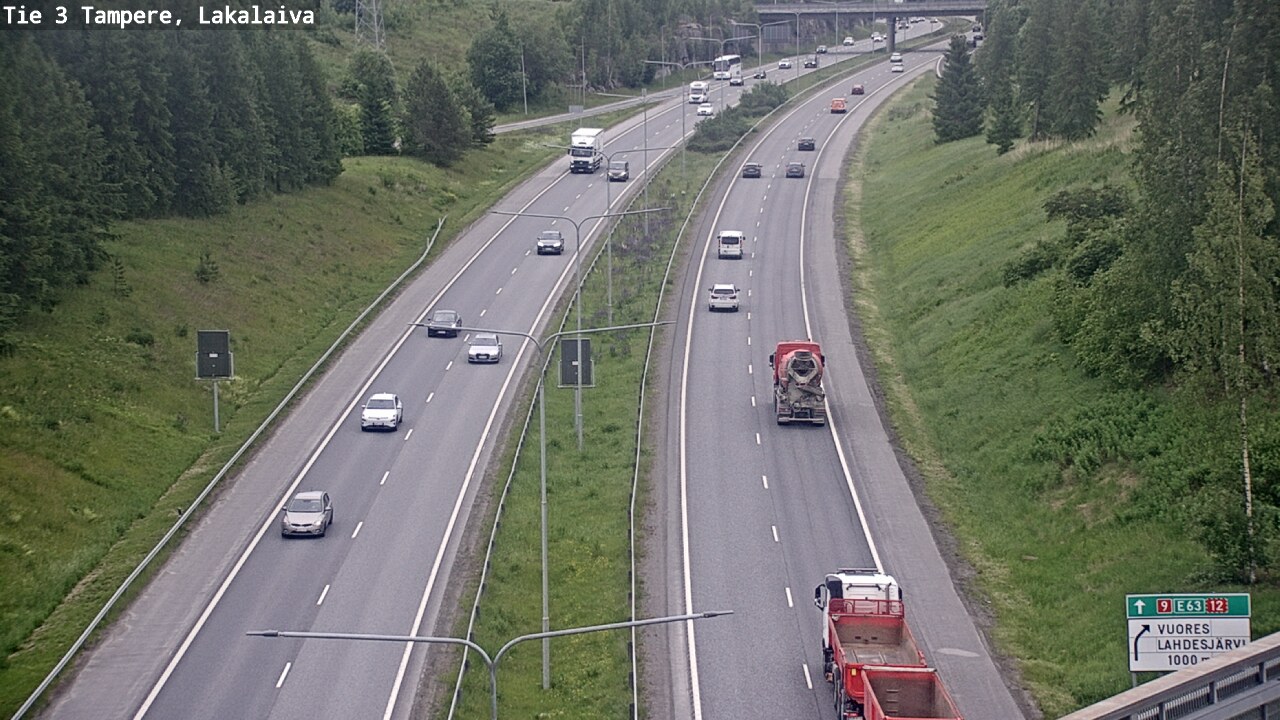 Weather Camera Image Väg 3 Tammerfors, Lakalaiva, Tampere, Pirkanmaa