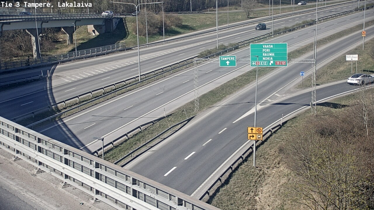 Kelikamerat Kuva Tie 3 Tampere, Lakalaiva, Tampere, Pirkanmaa