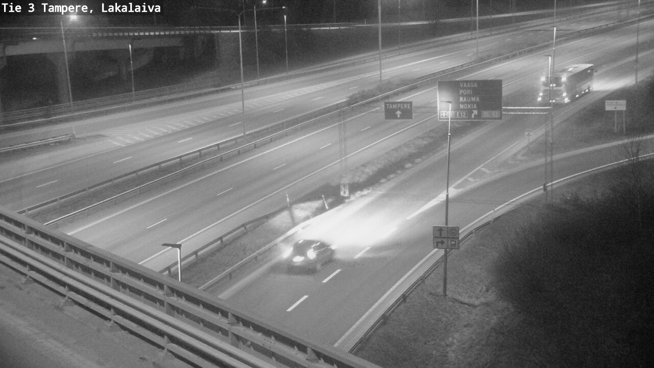 Weather Camera Image Väg 3 Tammerfors, Lakalaiva, Tampere, Pirkanmaa