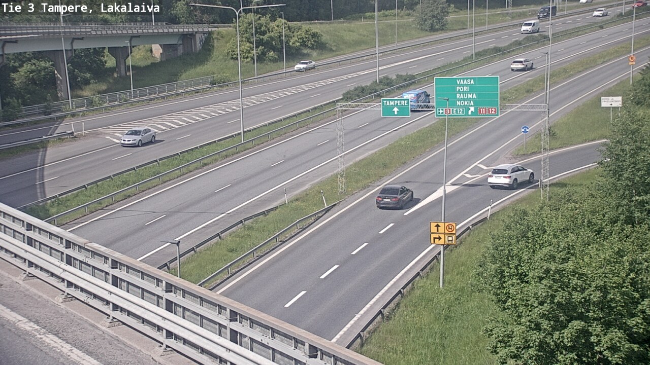 Kelikamerat Kuva Tie 3 Tampere, Lakalaiva, Tampere, Pirkanmaa