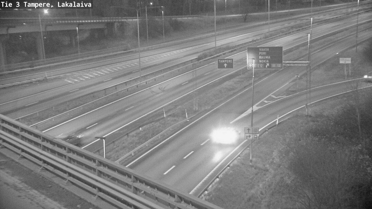 Kelikamerat Kuva Tie 3 Tampere, Lakalaiva, Tampere, Pirkanmaa