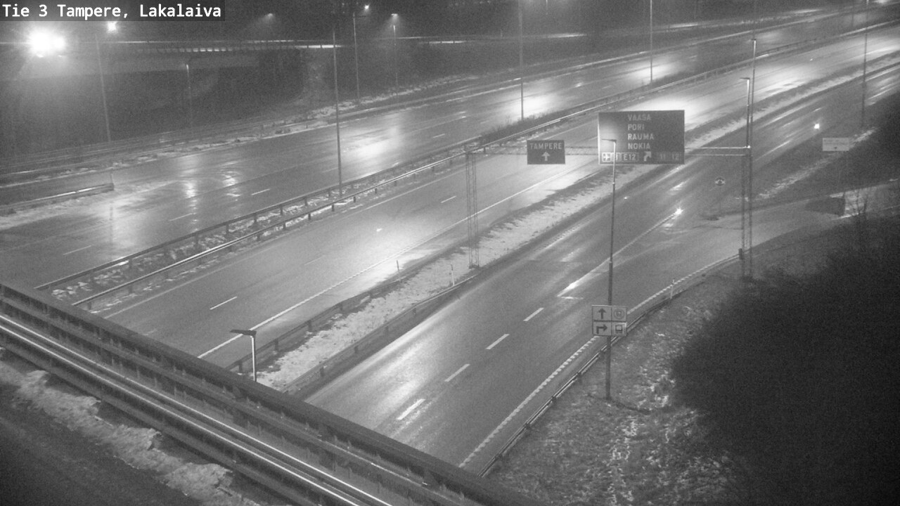 Weather Camera Image Road 3 Tampere, Lakalaiva, Tampere, Pirkanmaa
