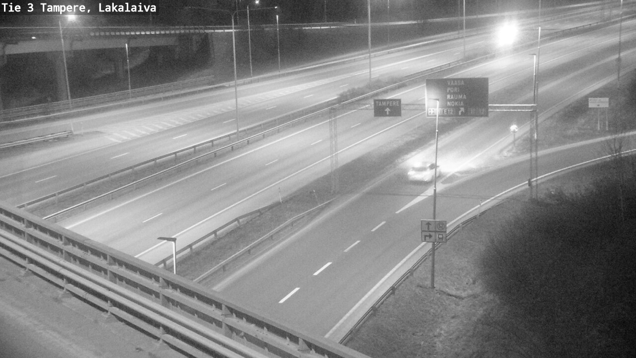 Weather Camera Image Väg 3 Tammerfors, Lakalaiva, Tampere, Pirkanmaa