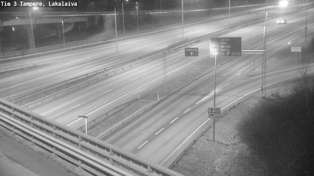 Weather Camera Image Road 3 Tampere, Lakalaiva, Tampere, Pirkanmaa