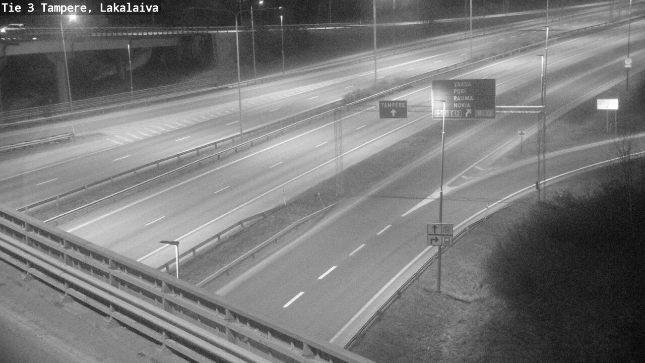 Weather Camera Image Väg 3 Tammerfors, Lakalaiva, Tampere, Pirkanmaa