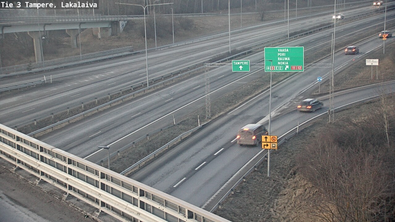 Weather Camera Image Road 3 Tampere, Lakalaiva, Tampere, Pirkanmaa