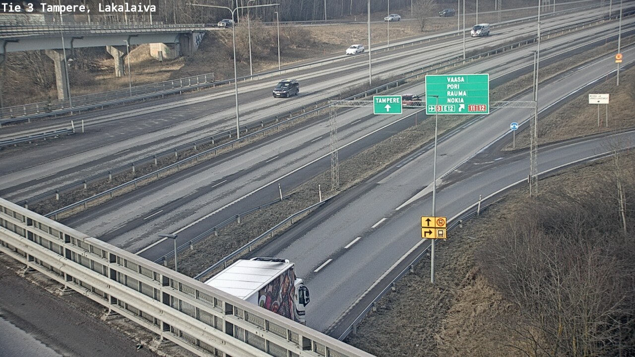 Kelikamerat Kuva Tie 3 Tampere, Lakalaiva, Tampere, Pirkanmaa