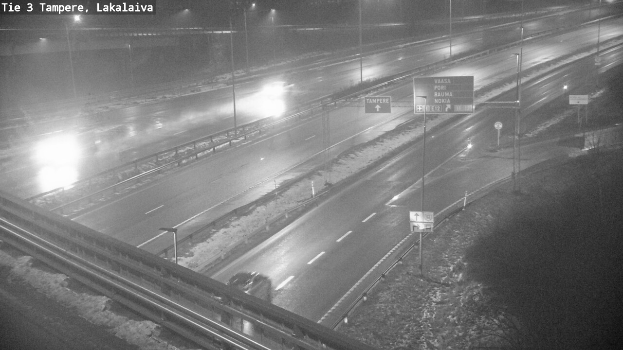 Weather Camera Image Road 3 Tampere, Lakalaiva, Tampere, Pirkanmaa