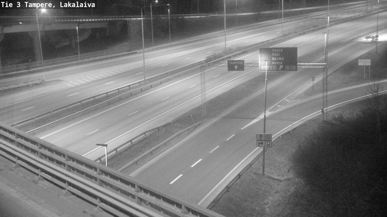 Weather Camera Image Väg 3 Tammerfors, Lakalaiva, Tampere, Pirkanmaa