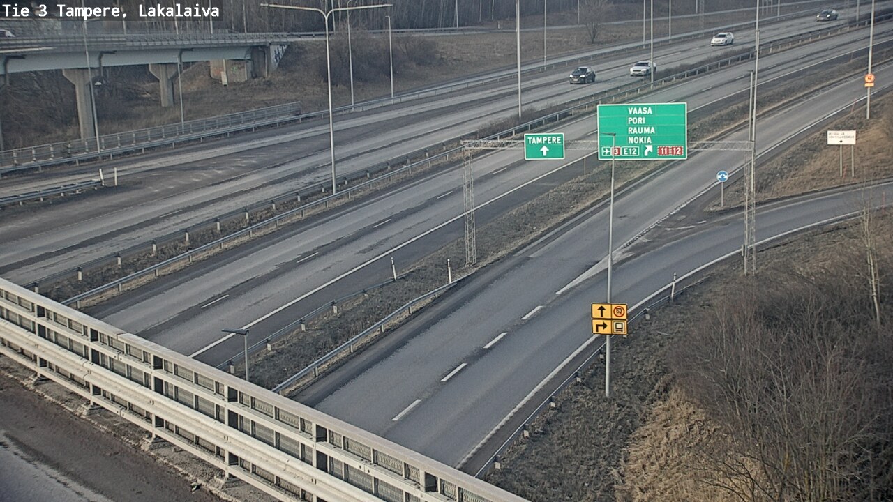 Weather Camera Image Road 3 Tampere, Lakalaiva, Tampere, Pirkanmaa