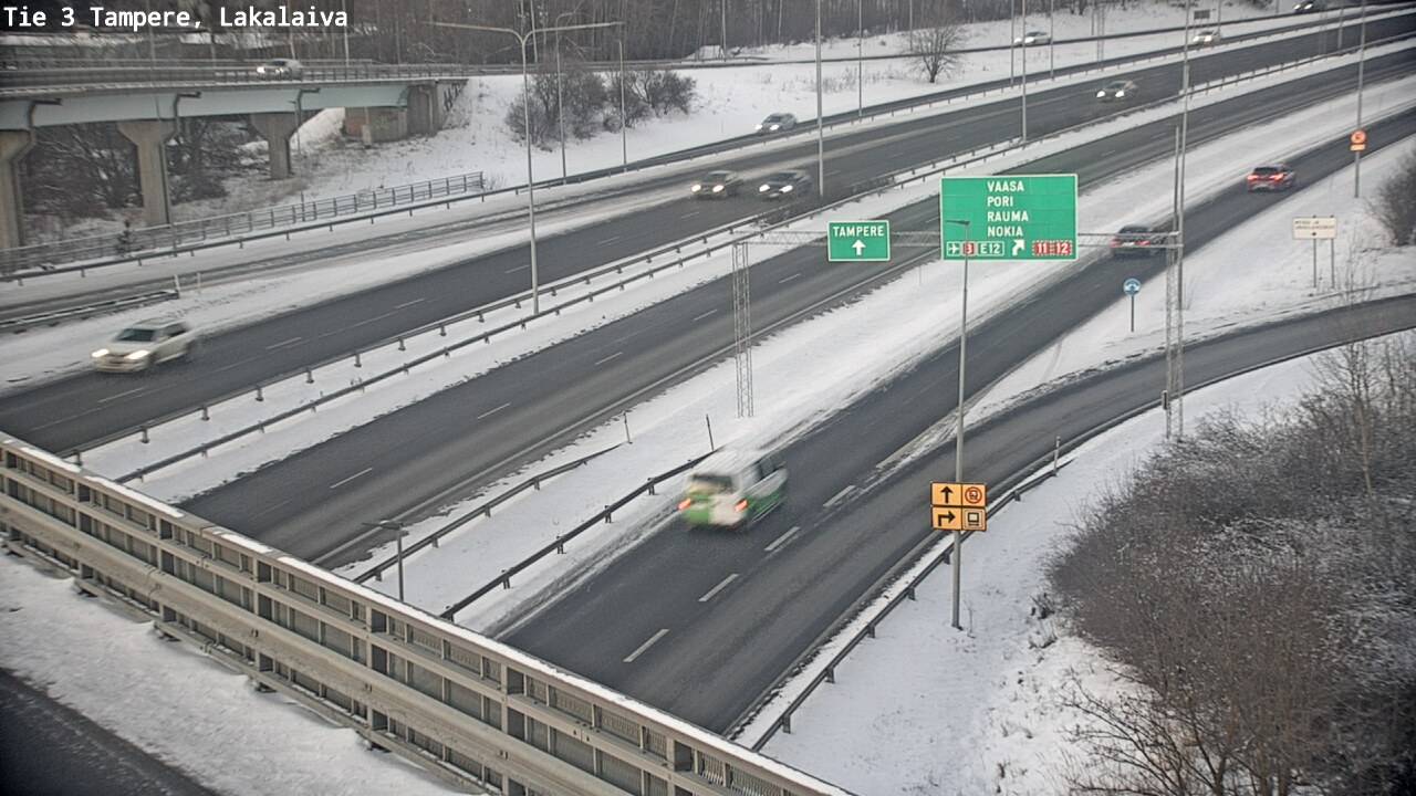 Kelikamerat Kuva Tie 3 Tampere, Lakalaiva, Tampere, Pirkanmaa