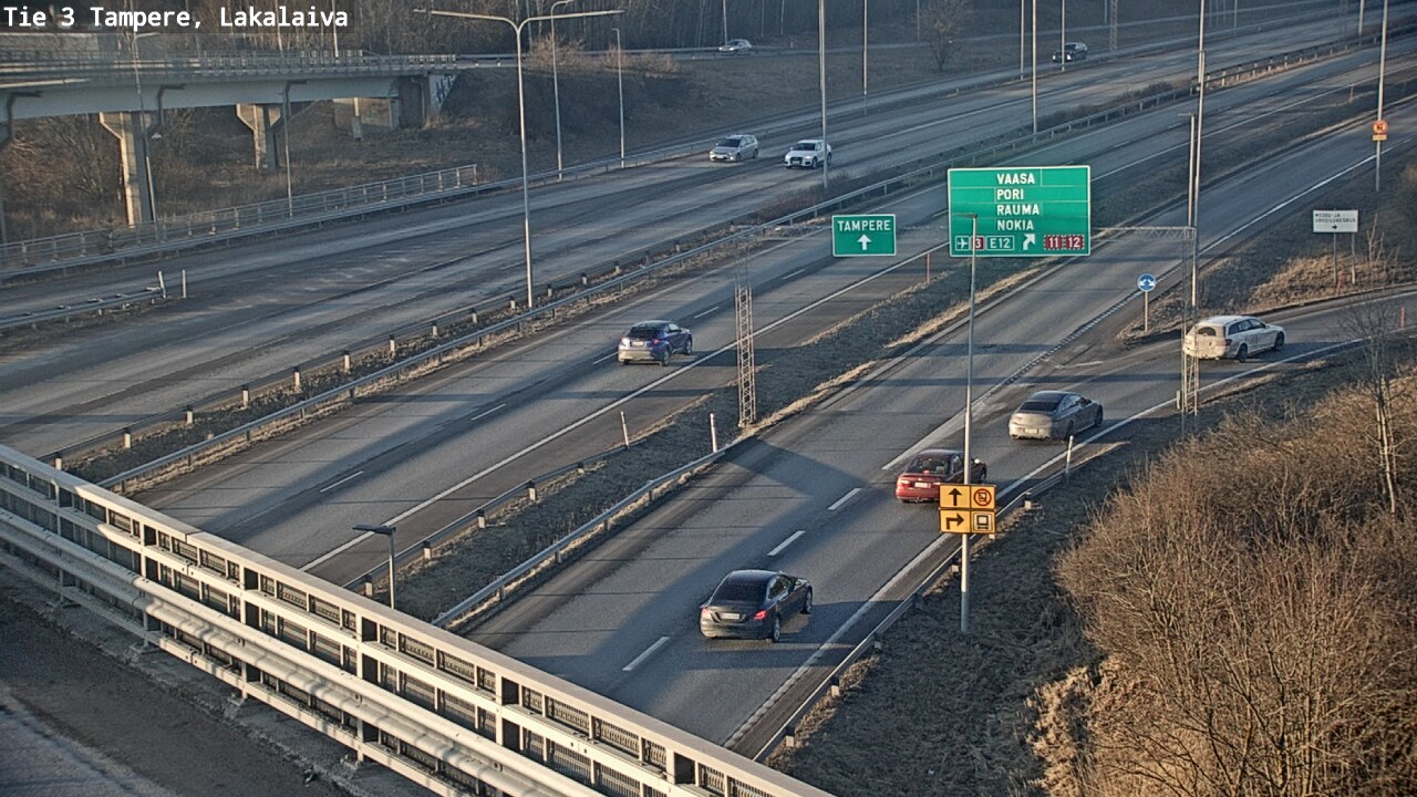 Weather Camera Image Road 3 Tampere, Lakalaiva, Tampere, Pirkanmaa