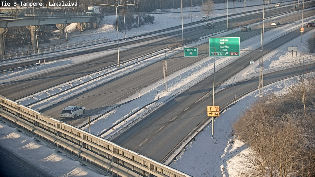 Weather Camera Image Väg 3 Tammerfors, Lakalaiva, Tampere, Pirkanmaa