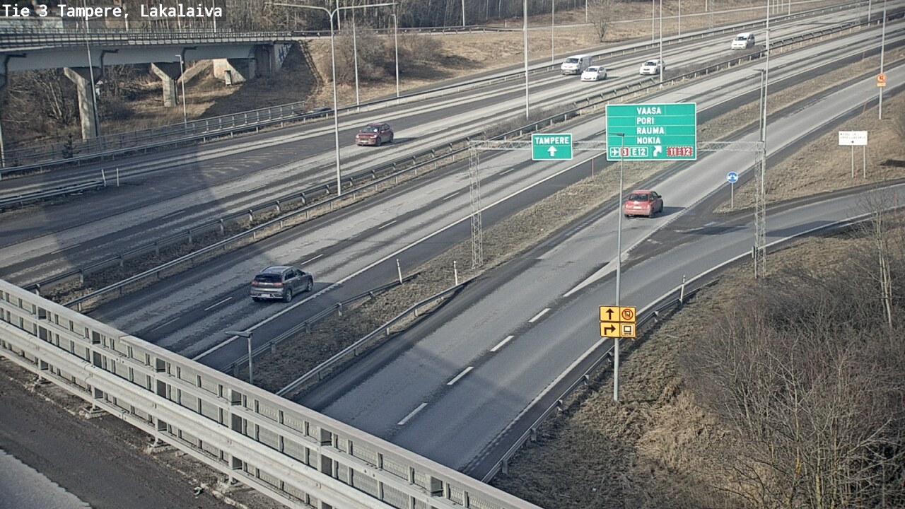 Kelikamerat Kuva Tie 3 Tampere, Lakalaiva, Tampere, Pirkanmaa