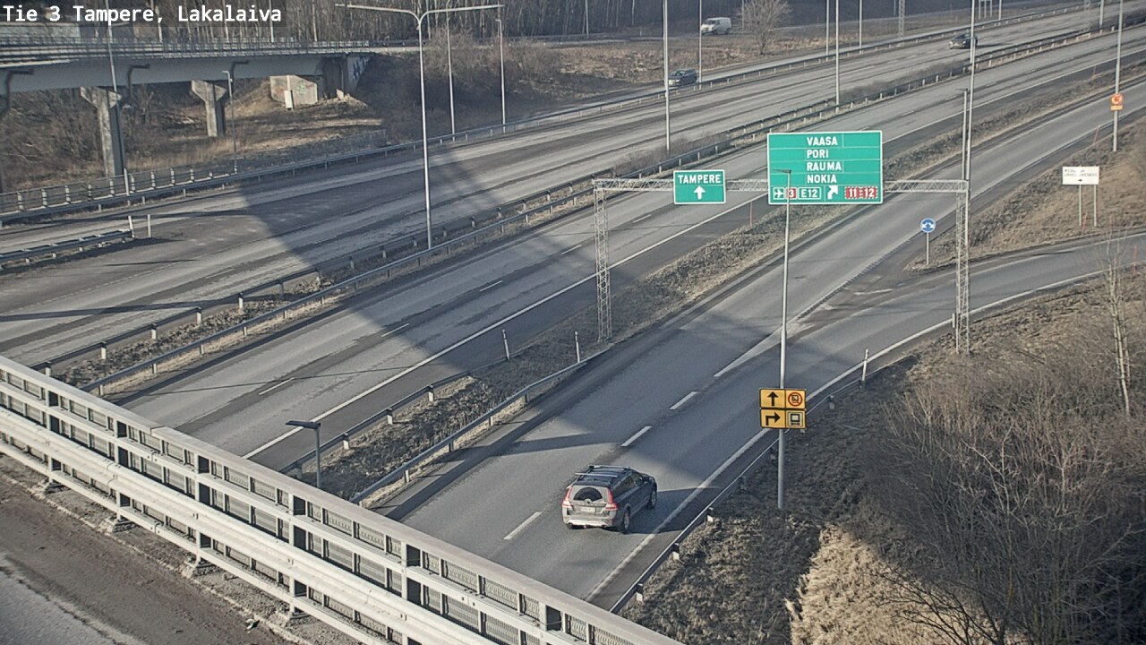 Kelikamerat Kuva Tie 3 Tampere, Lakalaiva, Tampere, Pirkanmaa