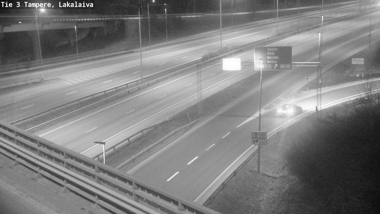 Weather Camera Image Väg 3 Tammerfors, Lakalaiva, Tampere, Pirkanmaa