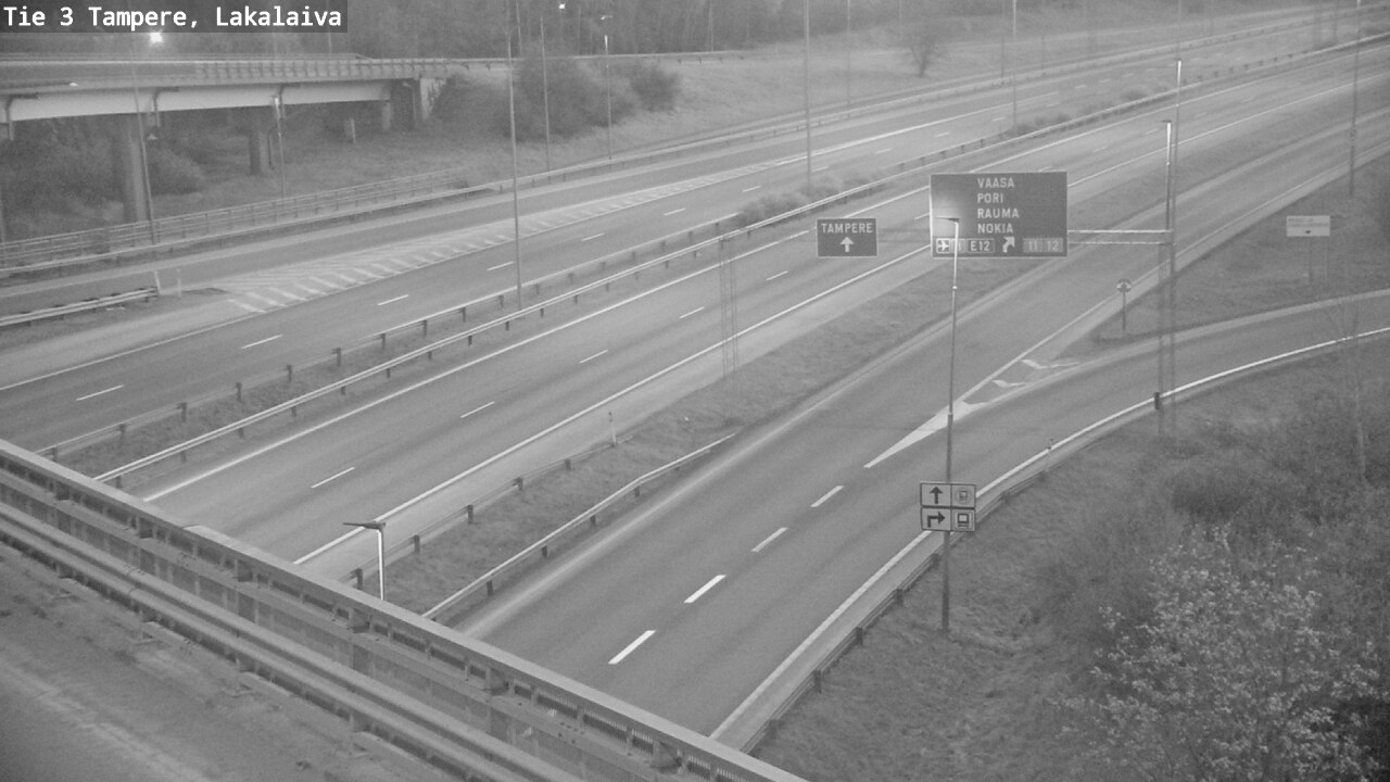 Weather Camera Image Väg 3 Tammerfors, Lakalaiva, Tampere, Pirkanmaa