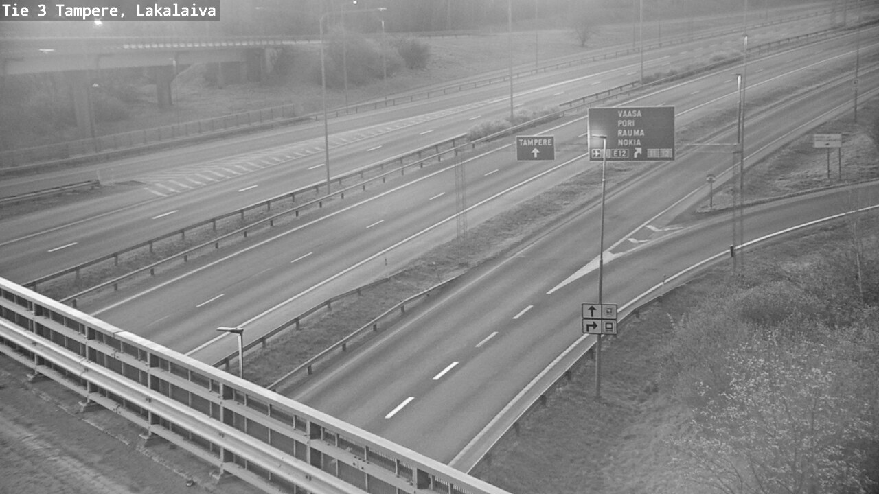 Weather Camera Image Road 3 Tampere, Lakalaiva, Tampere, Pirkanmaa