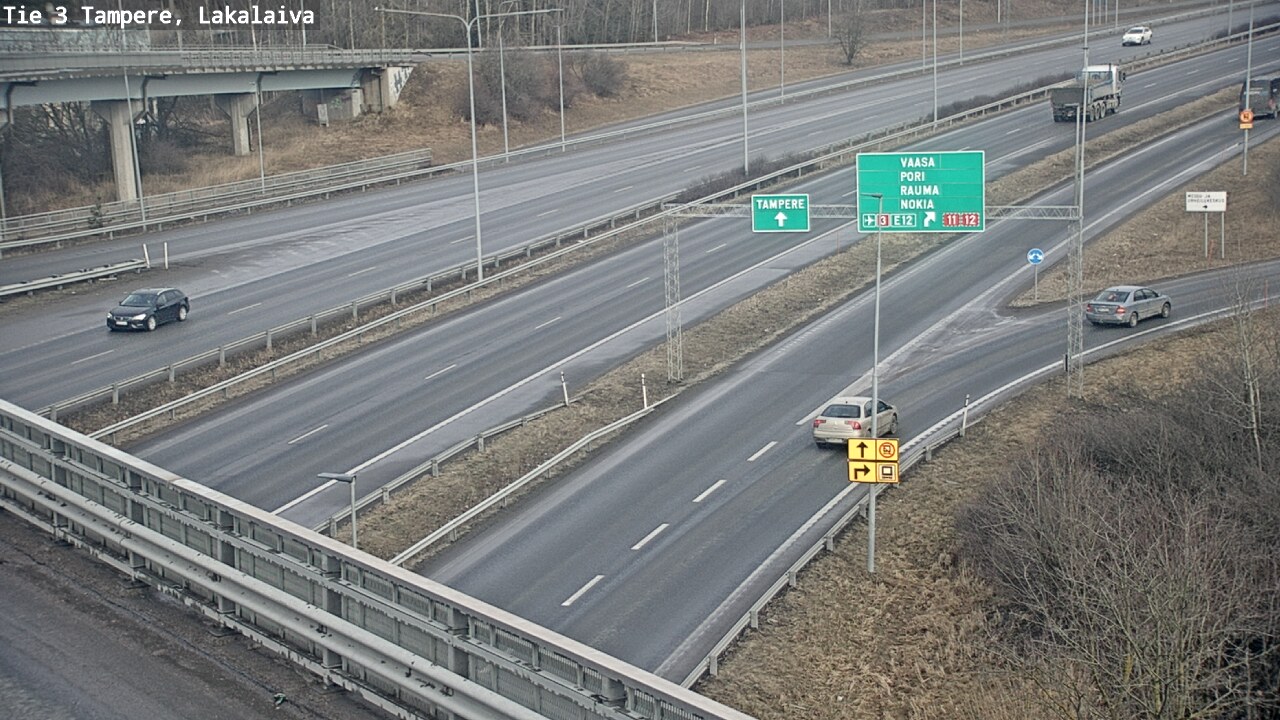 Kelikamerat Kuva Tie 3 Tampere, Lakalaiva, Tampere, Pirkanmaa