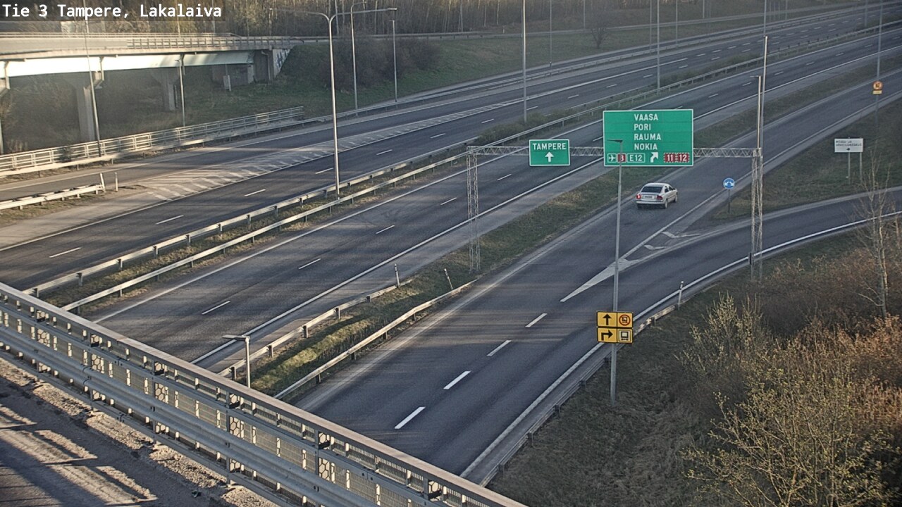 Kelikamerat Kuva Tie 3 Tampere, Lakalaiva, Tampere, Pirkanmaa