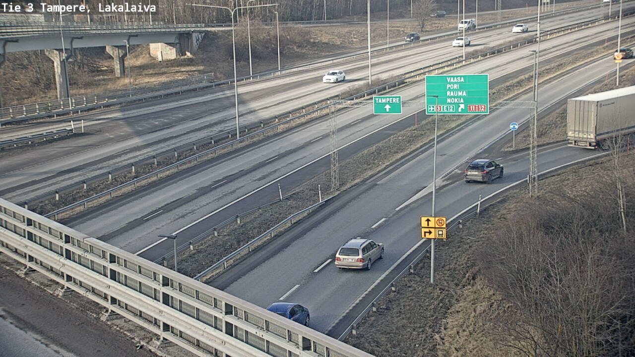 Kelikamerat Kuva Tie 3 Tampere, Lakalaiva, Tampere, Pirkanmaa