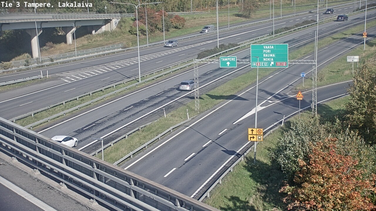 Kelikamerat Kuva Tie 3 Tampere, Lakalaiva, Tampere, Pirkanmaa