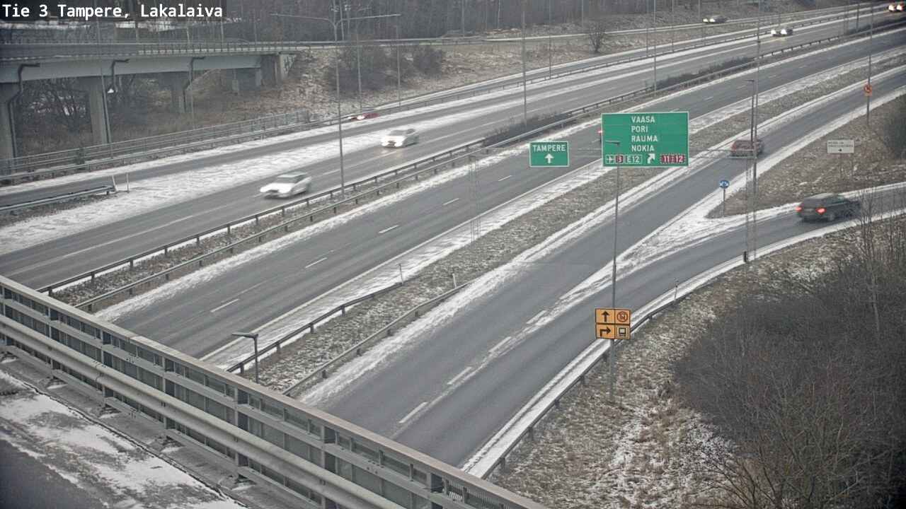 Kelikamerat Kuva Tie 3 Tampere, Lakalaiva, Tampere, Pirkanmaa