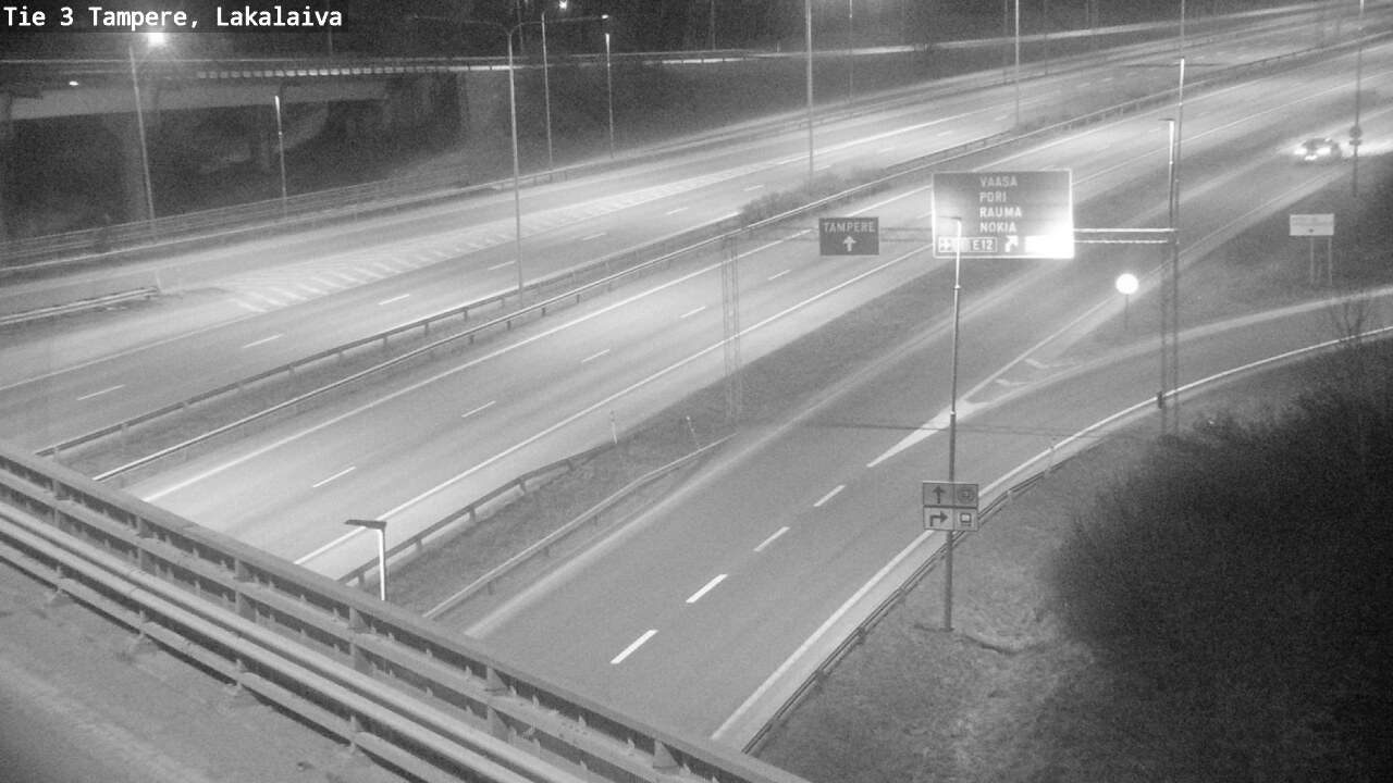 Weather Camera Image Väg 3 Tammerfors, Lakalaiva, Tampere, Pirkanmaa